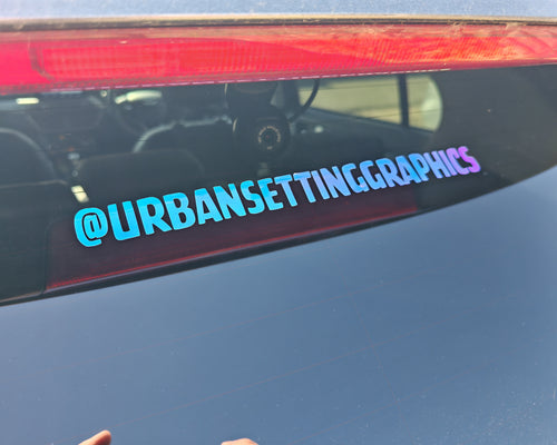 Car & Bike Social Media Vinyl Stickers