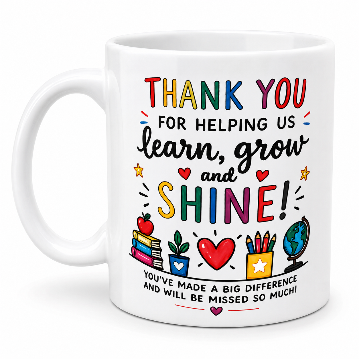 Teacher Appreciation 30oz China Mug (US)