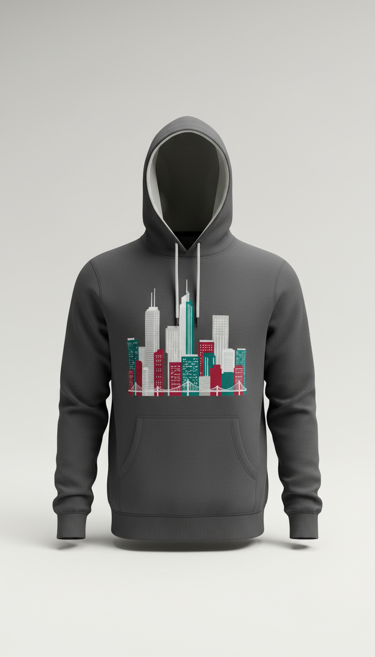 Blended Hoodie Customizable Graphics